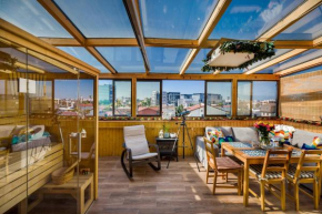 Bucharest Penthouse with Sauna and Terrace